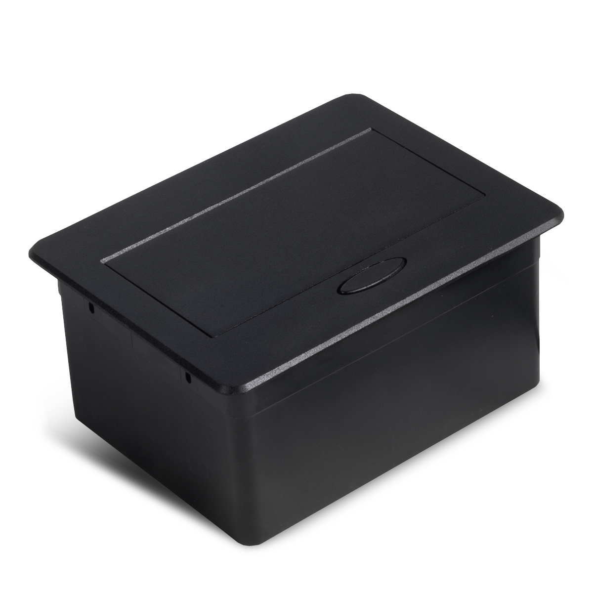 Einbausteckdose 2x230V Schwarz Matt Küche Möbel