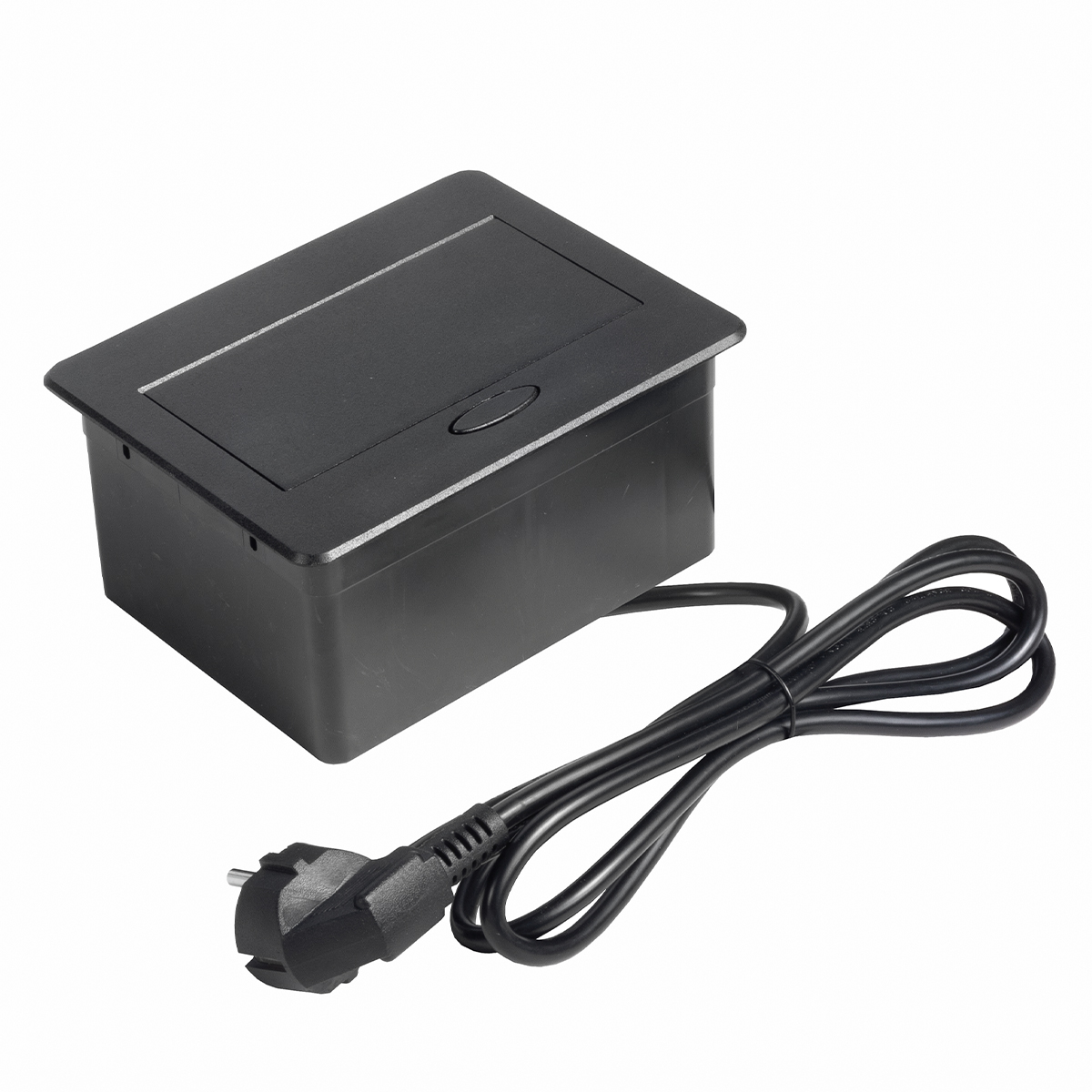 Einbausteckdose 2x230V Schwarz Matt Küche Möbel