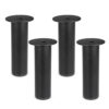 Möbelfuß Metall Schwarz höhenverstellbar 120–180 mm 4 Stück