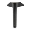 Möbelfuß 180 mm Metall schwarz matt