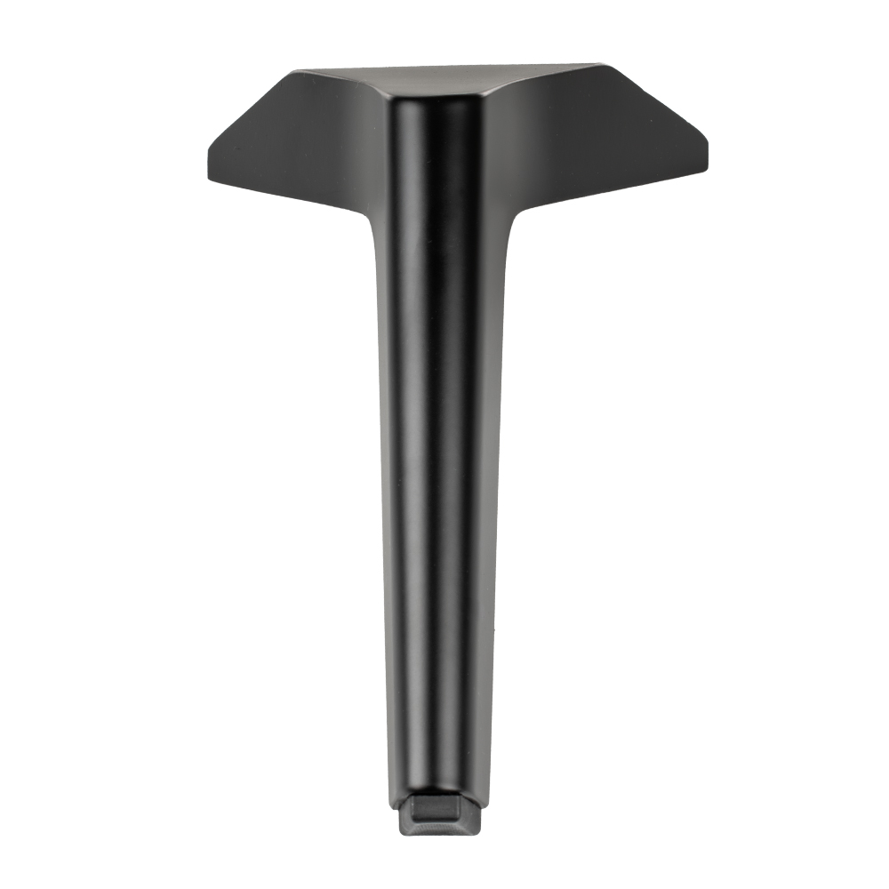 Möbelfuß 180 mm Metall schwarz matt