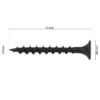 3.5 x 35 mm Schnellbauschrauben Grobgewinde PH2 Trockenbauschrauben Gipskarton auf Holz
