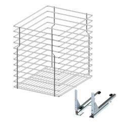 Badschrank Auszug Bodenmontage