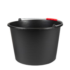 Detailansicht der Literskala im Baueimer 16 Liter schwarz