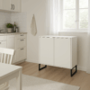 Schwarzes Metallbein – ideal für Kommoden, Sideboards und Couchtische