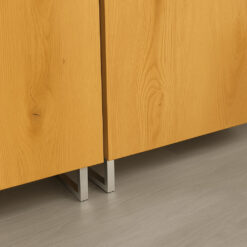 Möbelfuß chrom glänzend rechteckig 200×87 mm – Stahl