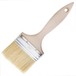 Flachpinsel 90 mm für Lacke und Lasuren – Profi Lackierpinsel mit Holz-Kompositgriff und verzinkter Zwinge von Prima