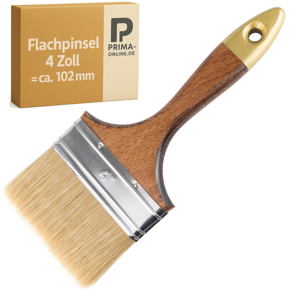 Flachpinsel Acryl 4 Zoll