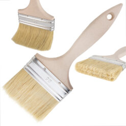 Ergonomischer Holz-Kompositgriff des Flachpinsels 90 mm – rutschfest, handfreundlich, langlebig