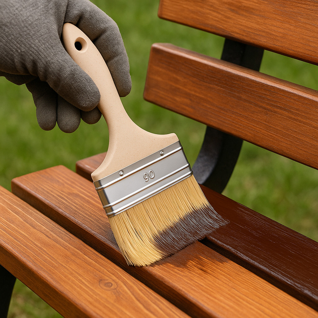 Verpackung Prima – Flachpinsel 90 mm für Lacke und Lasuren – Profiqualität