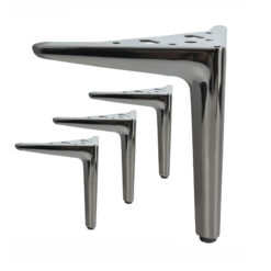 Möbelbein schwarzchrom