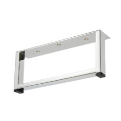 Sockelfuß chrom – rechteckiges Design für Sideboards und Kommoden