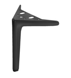 Möbelfuß Schwarz matt 180