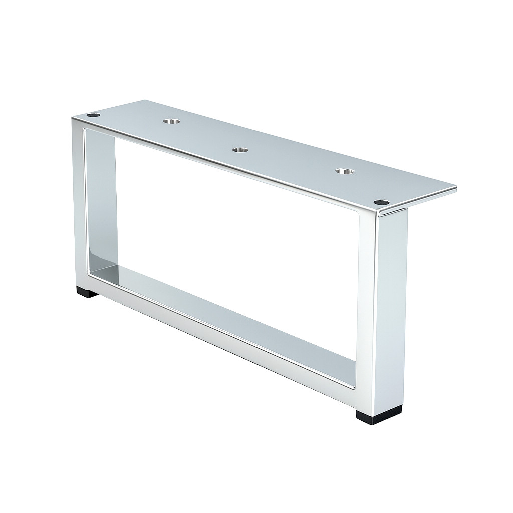 Möbelfuß Rechteckig Chrom