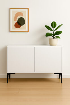 Möbelfuß schwarz 12 cm