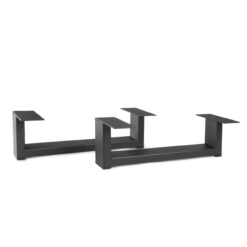 Langlebiges Tischgestellbein aus Stahl, korrosionsbeständig durch Pulverbeschichtung