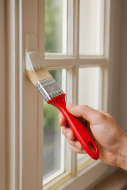 Pinsel Holz & Metall