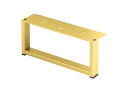 Möbelbein rechteckig gold