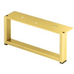 Möbelbein rechteckig gold