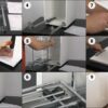 Unterschrankauszug 15 cm montage