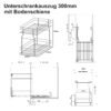 Gewürzschrank Auszug 30 cm