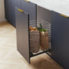 Unterschrankauszug 40 cm – Soft-Close, 1 Etage, Chrom