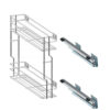 Küchenschrank Auszug 20 cm Soft-Close