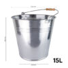 Zinkeimer 15 L abmessungen