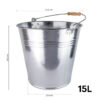Zinkeimer 15 L abmessungen