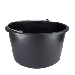 Baueimer 12 Liter mit Literskala und stabilem Metallhenkel