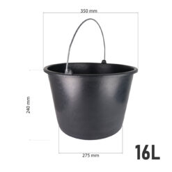 baueimer 16 liter abmessungen