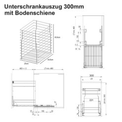 Auszugskorb 1 Etage