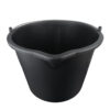 Baueimer schwarz 16L