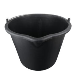 Baueimer schwarz 16L