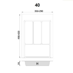 Besteckkasten 40 abmessungen