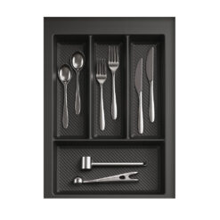 Besteckkasten 40 cm graphit