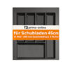 Besteckkasten 45cm graphit
