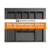Besteckkasten für Schubladen 60cm