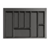 Besteckkasten graphit 70 cm matt