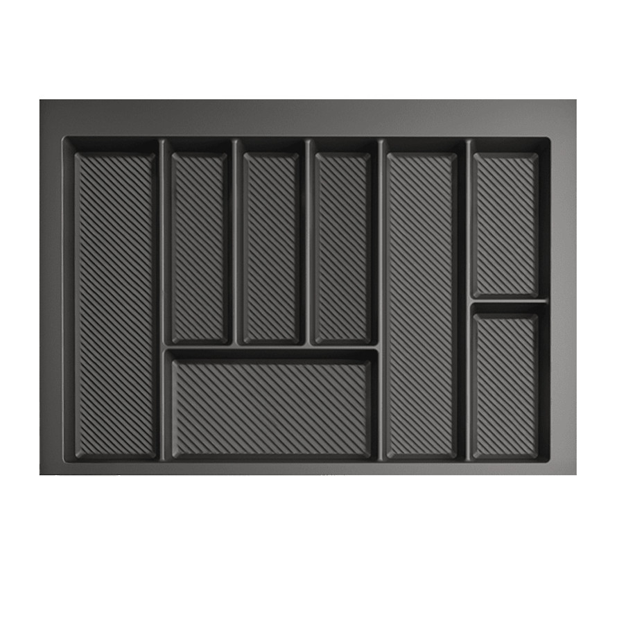 Besteckkasten graphit 70 cm matt