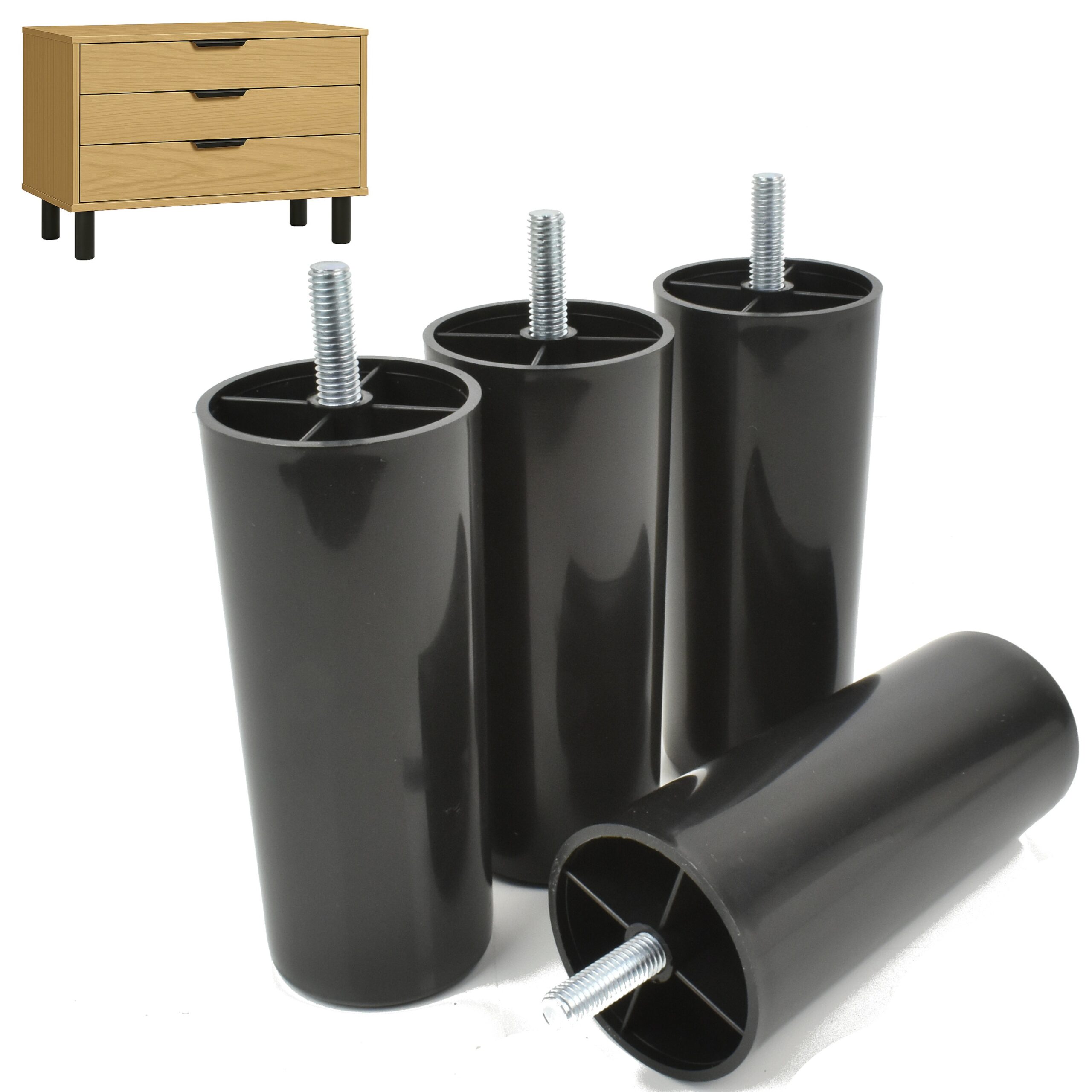 Möbelfüße rund 12cm