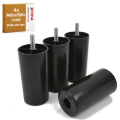 Möbelfüße rund Höhe 100mm
