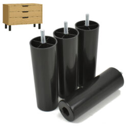 Möbelfüße schwarz 15cm