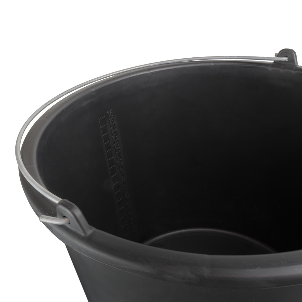 Baueimer 12 L mit Ausguss und Skala