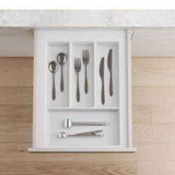 besteckeinsatz 40 cm weiß