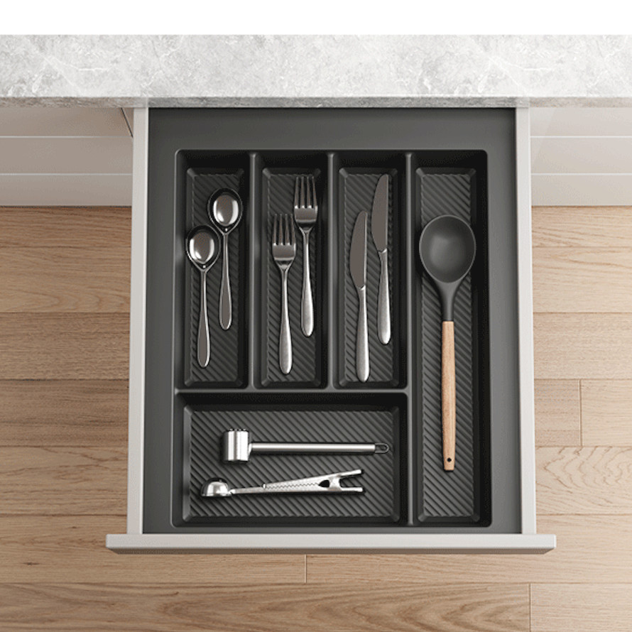 Besteckeinsatz 45 cm graphit