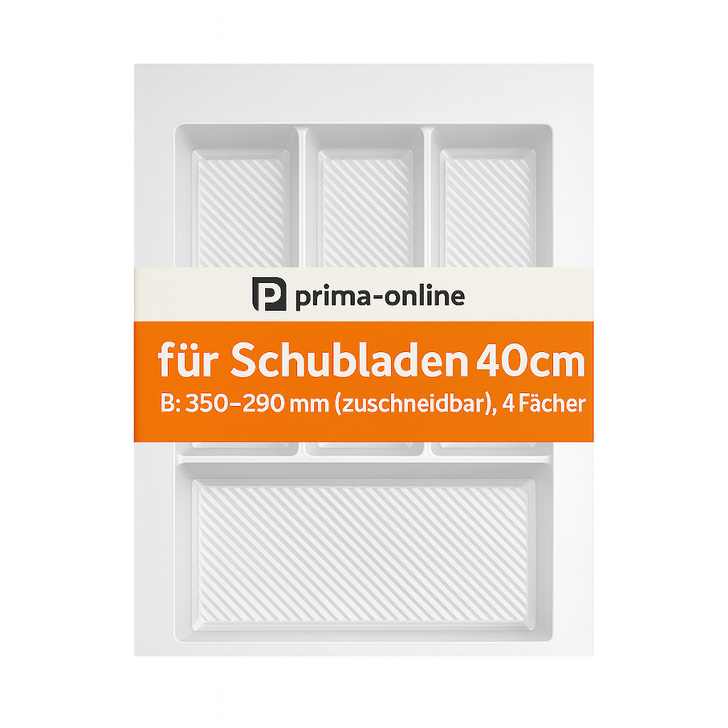 besteckkasten 40 cm weiß