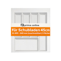 besteckkasten 45cm weiß
