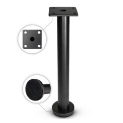 möbelbein metall schwarz 18 cm