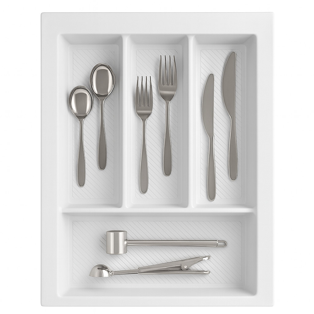 schubladeneinsatz 40 cm weiß